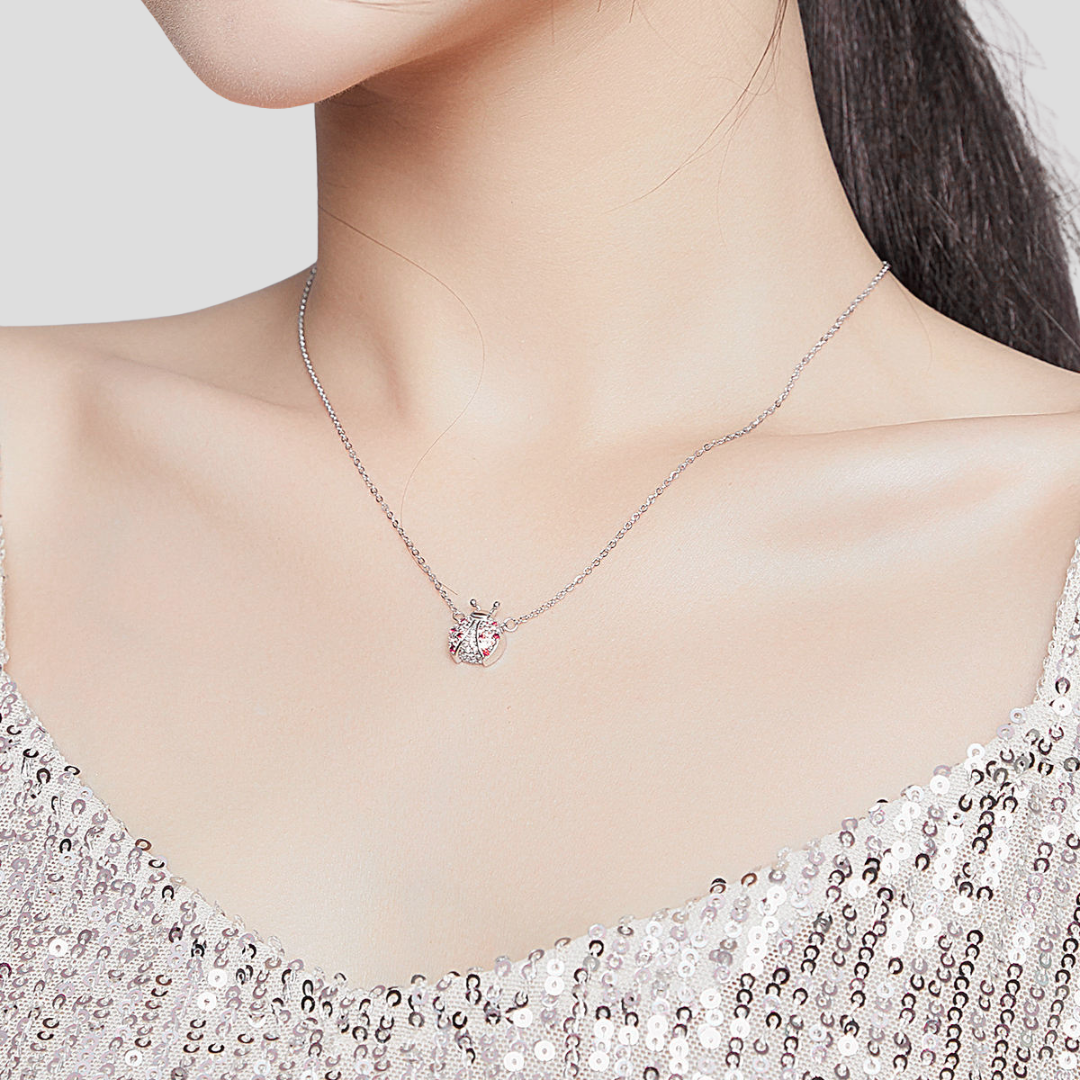 Ladybug Blush Necklace