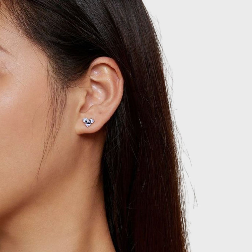 Blue Orchid Baby Studs