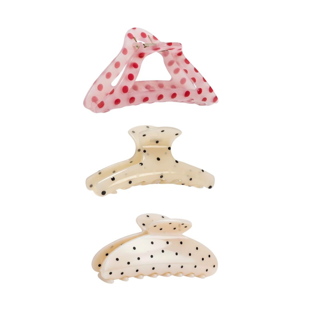 Polka Clip Set