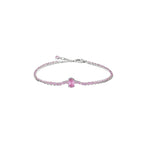 Pink Ovale Tennis Bracelet