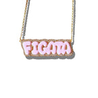 Customized Name Enamel Necklace