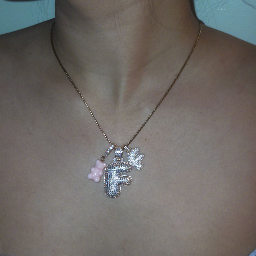 Bubble Letter Necklace