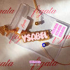 Customized Name Enamel Necklace